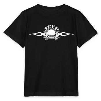 Jeep - Stanley/Stella Kinder T-Shirt MINI CREATOR  - Schwarz - Vorne - Mikhail (115cm)