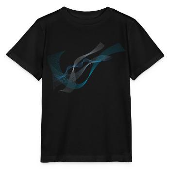 blue wave - Stanley/Stella MINI CREATOR Kids’ T-Shirt - black - Front - Mikhail (115cm)
