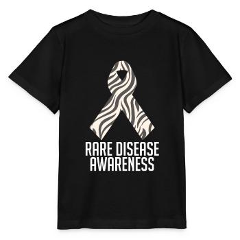 Sensibilisation aux maladies rares Sensibiliser - T-shirt bio MINI CREATOR Stanley/Stella Enfant - noir - Devant - Mikhail (115cm)