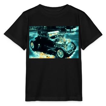 car - Stanley/Stella MINI CREATOR Kids’ T-Shirt - black - Front - Mikhail (115cm)