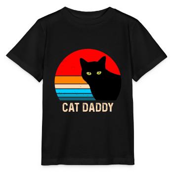 Cat Daddy - T-shirt bio MINI CREATOR Stanley/Stella Enfant - noir - Devant - Mikhail (115cm)