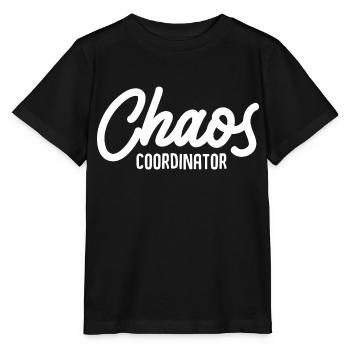 Coordonnateur du chaos - T-shirt bio MINI CREATOR Stanley/Stella Enfant - noir - Devant - Mikhail (115cm)