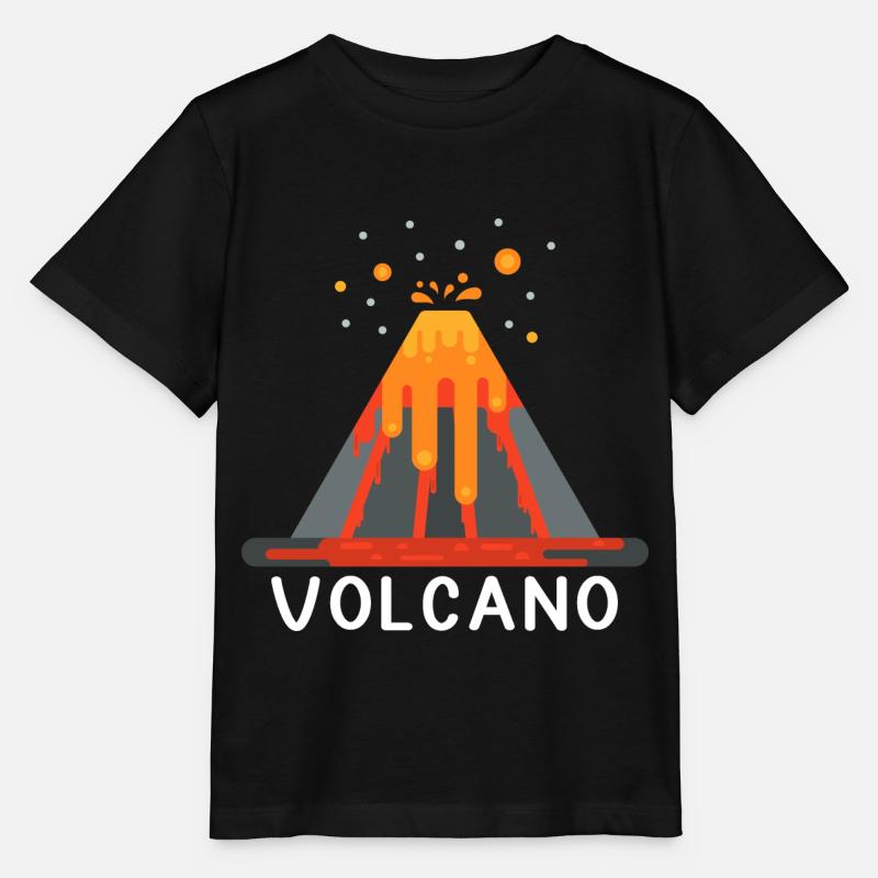 Vulkan Vulkane Vulkanliebhaber Shirt lustig Vulkan - Stanley/Stella Kinder T-Shirt MINI CREATOR  - Schwarz
