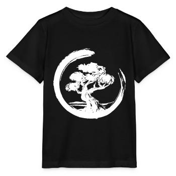 Bonsaï - T-shirt bio MINI CREATOR Stanley/Stella Enfant - noir - Devant - Mikhail (115cm)