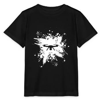 Drohne - Stanley/Stella Kinder T-Shirt MINI CREATOR  - Schwarz - Vorne - Mikhail (115cm)