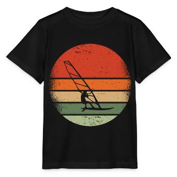 Planche à voile Planche à voile Planche de surf Surf - T-shirt bio MINI CREATOR Stanley/Stella Enfant - noir - Devant - Mikhail (115cm)