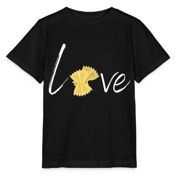 amour des pâtes - T-shirt bio MINI CREATOR Stanley/Stella Enfant - noir - Devant - Mikhail (115cm)