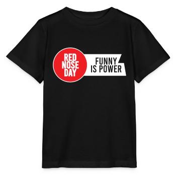 RED NOSE DAY - Stanley/Stella MINI CREATOR Kids’ T-Shirt - black - Front - Mikhail (115cm)
