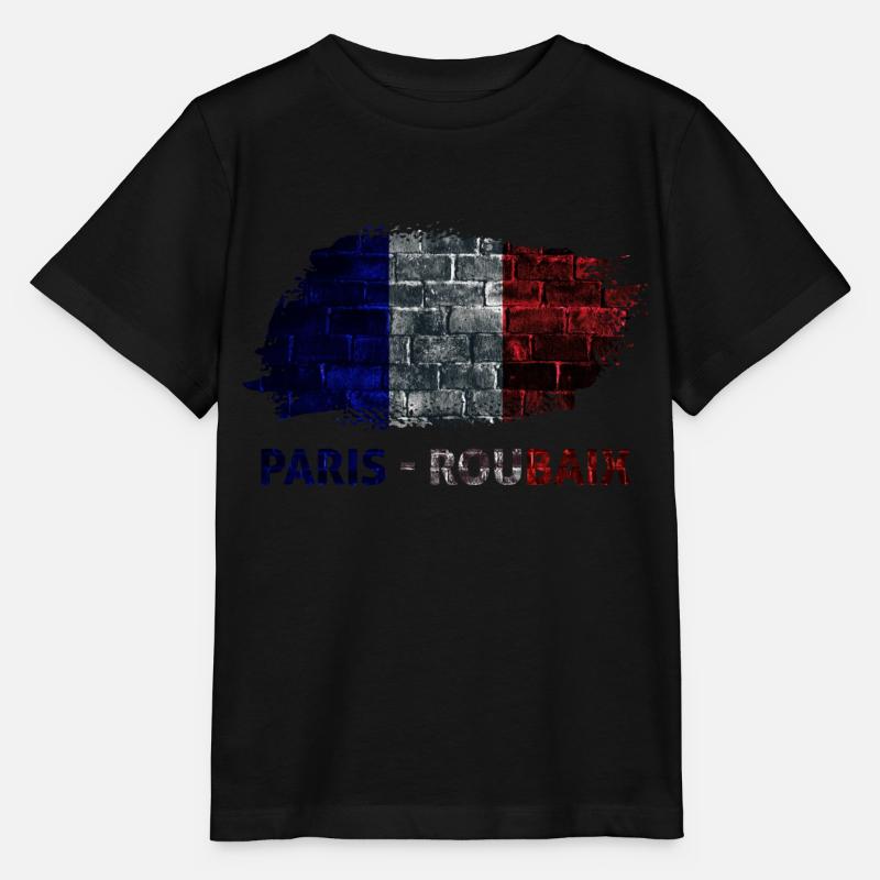 Paris-Roubaix DIE HÖLLE DES NORDENS Paris Roubaix - Stanley/Stella Kinder T-Shirt MINI CREATOR  - Schwarz