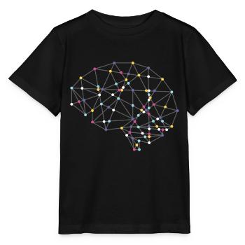 Tee-shirt intelligent pour les gens intelligents - T-shirt bio MINI CREATOR Stanley/Stella Enfant - noir - Devant - Mikhail (115cm)