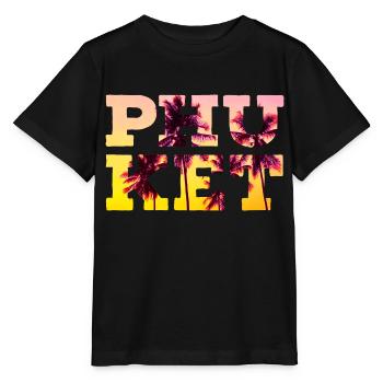 Phuket - Stanley/Stella Kinder T-Shirt MINI CREATOR  - Schwarz - Vorne - Mikhail (115cm)