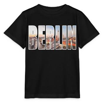 Berlin Photo - Stanley/Stella MINI CREATOR Kids’ T-Shirt - black - Front - Mikhail (115cm)