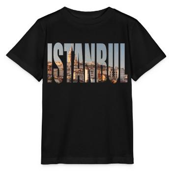 Istanbul - T-shirt bio MINI CREATOR Stanley/Stella Enfant - noir - Devant - Mikhail (115cm)