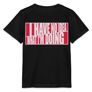 Aucune idée - T-shirt bio MINI CREATOR Stanley/Stella Enfant - noir - Devant - Mikhail (115cm)