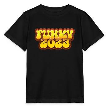 Funky 2023 - T-shirt bio MINI CREATOR Stanley/Stella Enfant - noir - Devant - Mikhail (115cm)