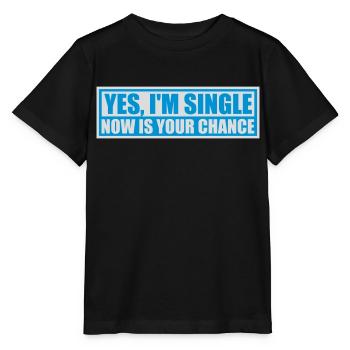 célibataire maintenant votre chance - T-shirt bio MINI CREATOR Stanley/Stella Enfant - noir - Devant - Mikhail (115cm)