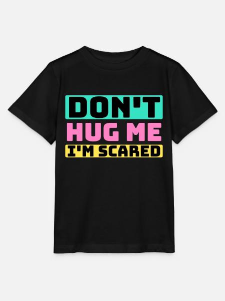 Umarme mich nicht - Stanley/Stella Kinder T-Shirt MINI CREATOR - Schwarz