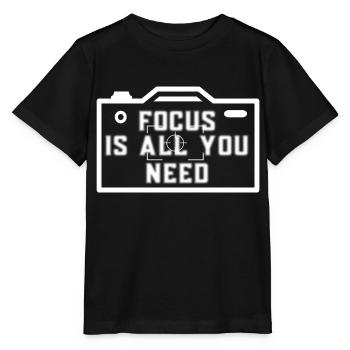 La concentration est tout ce dont vous avez besoin - T-shirt bio MINI CREATOR Stanley/Stella Enfant - noir - Devant - Mikhail (115cm)