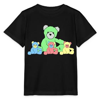 Teddy - T-shirt bio MINI CREATOR Stanley/Stella Enfant - noir - Devant - Mikhail (115cm)