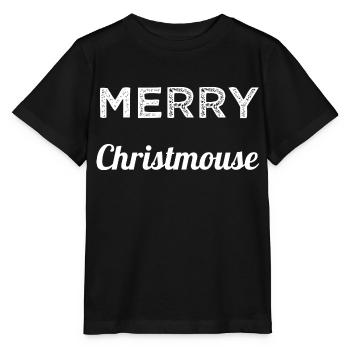 awkward don't worry christmas quote animated film - Stanley/Stella MINI CREATOR Kids’ T-Shirt - black - Front - Mikhail (115cm)