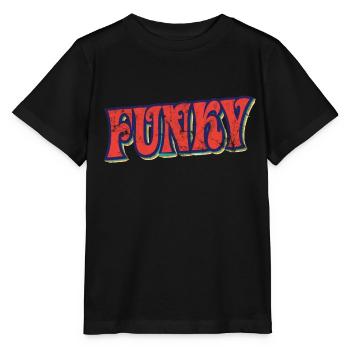 Funky Rétro - T-shirt bio MINI CREATOR Stanley/Stella Enfant - noir - Devant - Mikhail (115cm)