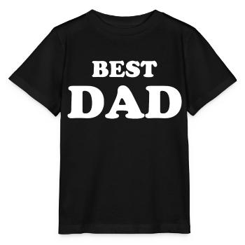 Meilleur papa - T-shirt bio MINI CREATOR Stanley/Stella Enfant - noir - Devant - Mikhail (115cm)