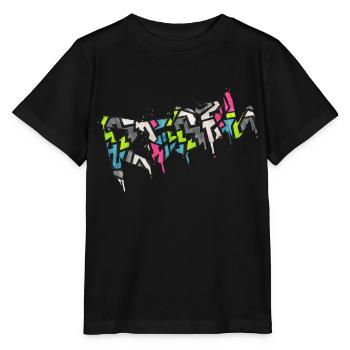 Rebel Rebels Lustige Retro Musik Hip Hop Rocknroll - Stanley/Stella Kinder T-Shirt MINI CREATOR  - Schwarz - Vorne - Mikhail (115cm)