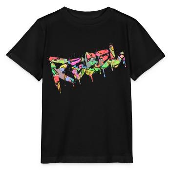 Rebel Rebels Lustige Retro Musik Hip Hop Rocknroll - Stanley/Stella Kinder T-Shirt MINI CREATOR  - Schwarz - Vorne - Mikhail (115cm)