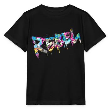 Rebel Rebels Lustige Retro Musik Hip Hop Rocknroll - Stanley/Stella Kinder T-Shirt MINI CREATOR  - Schwarz - Vorne - Mikhail (115cm)
