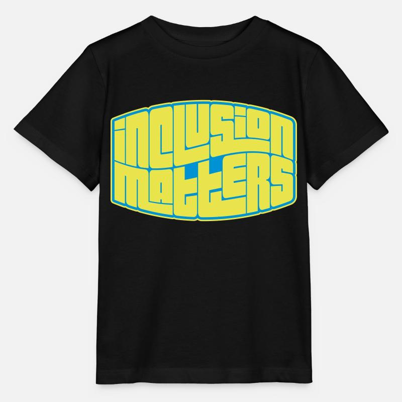 inclusion matters Logo Zitat - Stanley/Stella Kinder T-Shirt MINI CREATOR  - Schwarz