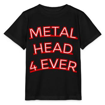 Metal Head 4 Ever - T-shirt bio MINI CREATOR Stanley/Stella Enfant - noir - Devant - Mikhail (115cm)