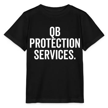 QB Protection Services - Stanley/Stella Kinder T-Shirt MINI CREATOR  - Schwarz - Vorne - Mikhail (115cm)