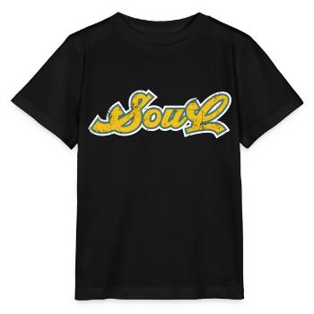 Musique soul - T-shirt bio MINI CREATOR Stanley/Stella Enfant - noir - Devant - Mikhail (115cm)