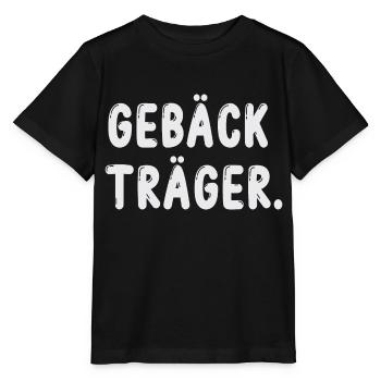 Gebäck Träger Gebäckträger - Stanley/Stella Kinder T-Shirt MINI CREATOR  - Schwarz - Vorne - Mikhail (115cm)
