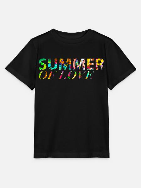 Summer of Love - Stanley/Stella Kinder T-Shirt MINI CREATOR  - Schwarz
