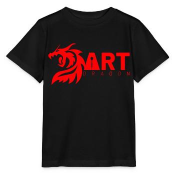Dart Dragon - Stanley/Stella Kinder T-Shirt MINI CREATOR  - Schwarz - Vorne - Mikhail (115cm)