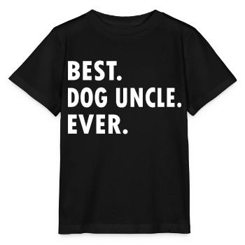 Dog Hund - Stanley/Stella Kinder T-Shirt MINI CREATOR  - Schwarz - Vorne - Mikhail (115cm)