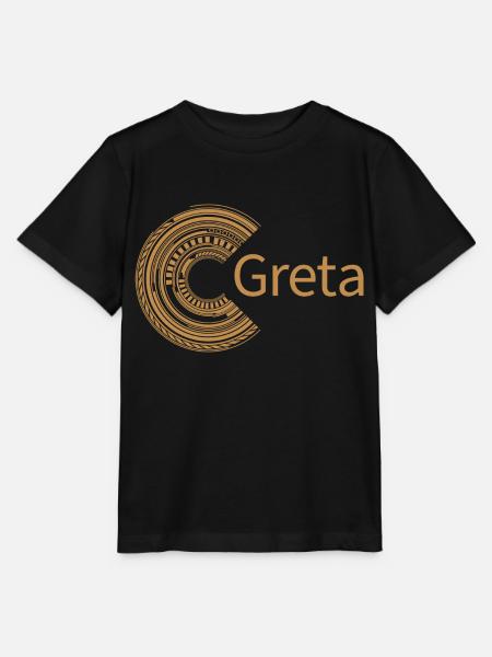 Für Greta - Stanley/Stella Kinder T-Shirt MINI CREATOR - Schwarz
