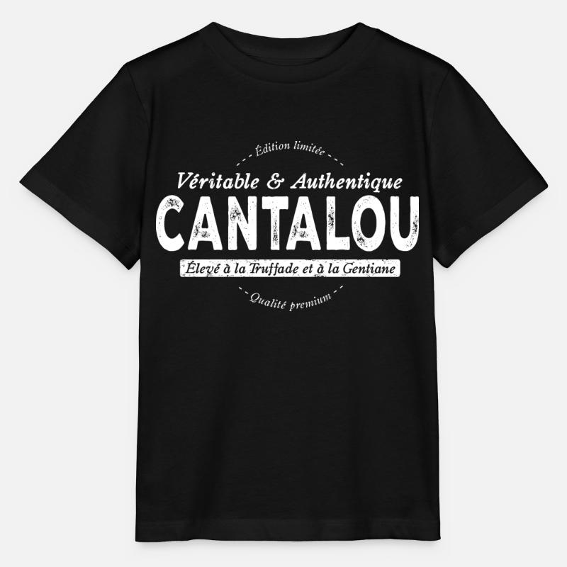Cantalou du Cantal - T-shirt bio MINI CREATOR Stanley/Stella Enfant - noir