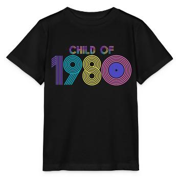 Child of 1980, You're a Classic! - Stanley/Stella MINI CREATOR Kids’ T-Shirt - black - Front - Mikhail (115cm)