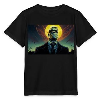 Monster in Anzug - Stanley/Stella Kinder T-Shirt MINI CREATOR  - Schwarz - Vorne - Mikhail (115cm)