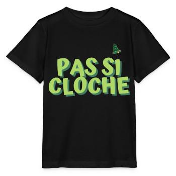 Pas si cloche - T-shirt bio MINI CREATOR Stanley/Stella Enfant - noir - Devant - Mikhail (115cm)