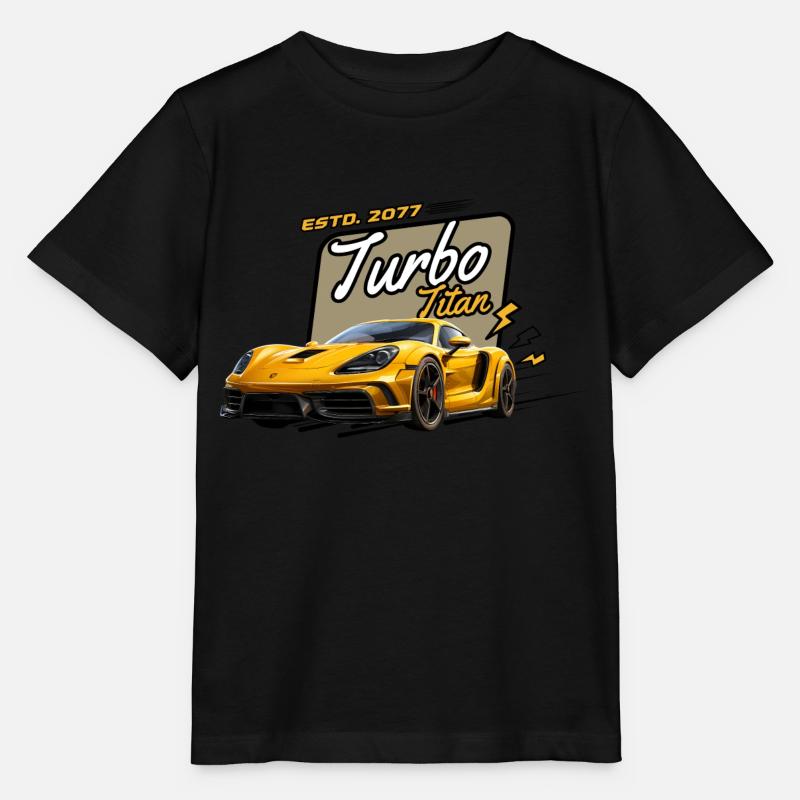 turbo titan - T-shirt bio MINI CREATOR Stanley/Stella Enfant - noir