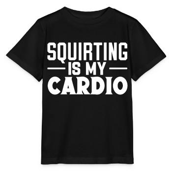 I Heart Squirters Blague pour adultes J'aime jouir - T-shirt bio MINI CREATOR Stanley/Stella Enfant - noir - Devant - Mikhail (115cm)