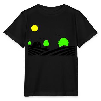 ferme - T-shirt bio MINI CREATOR Stanley/Stella Enfant - noir - Devant - Mikhail (115cm)