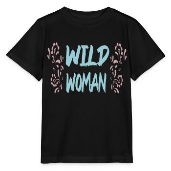 Femme sauvage - T-shirt bio MINI CREATOR Stanley/Stella Enfant - noir - Devant - Mikhail (115cm)