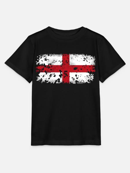Genoa St. George's Cross - Stanley/Stella MINI CREATOR Kids’ T-Shirt - black