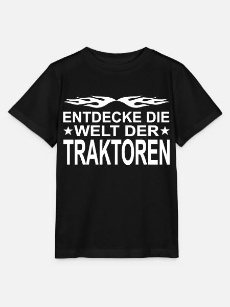 Traktor - Stanley/Stella Kinder T-Shirt MINI CREATOR - Schwarz