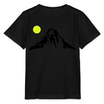 Montagnes Montagnes - T-shirt bio MINI CREATOR Stanley/Stella Enfant - noir - Devant - Mikhail (115cm)