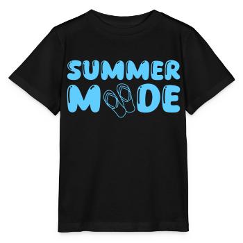 summer mode - Stanley/Stella Kinder T-Shirt MINI CREATOR  - Schwarz - Vorne - Mikhail (115cm)